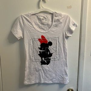 Minnie Mouse Walt Disney studios white medium t-shirt, jewels, 100% cotton